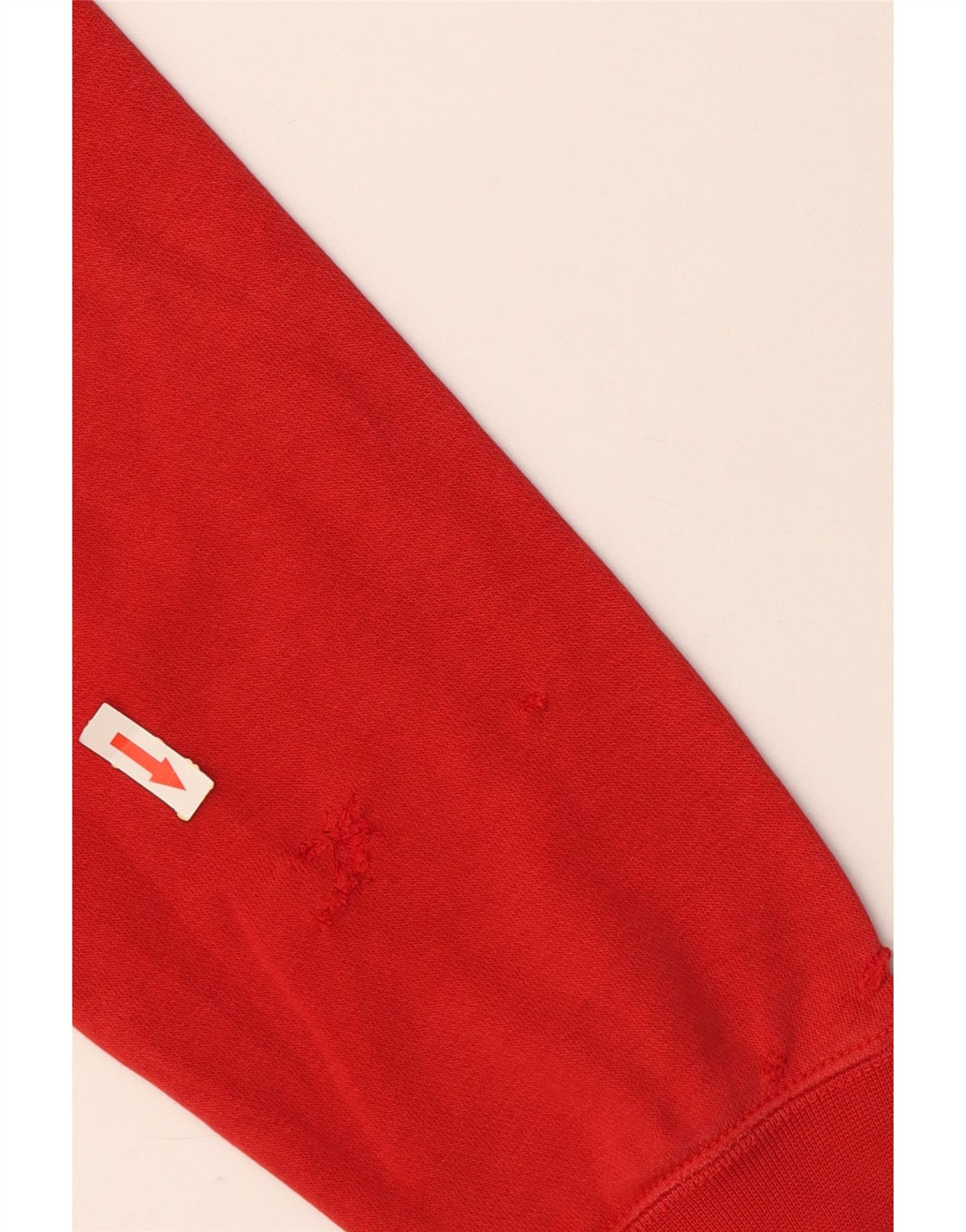 Nike Mens Hoodie Jumper Grande Algodão Vermelho