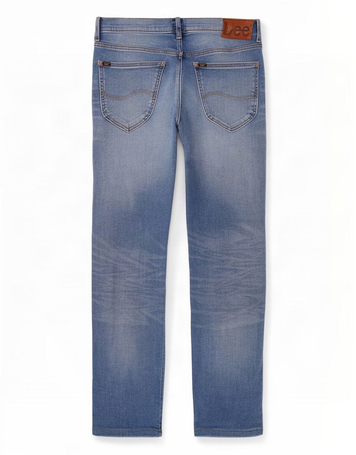 Lee Mens Daren Slim Jeans W31 L29 Azul Algodão