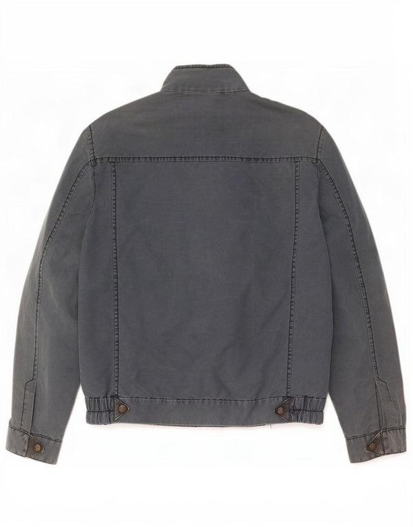 Jaqueta utilitária masculina Hogan UK 38 azul marinho médio