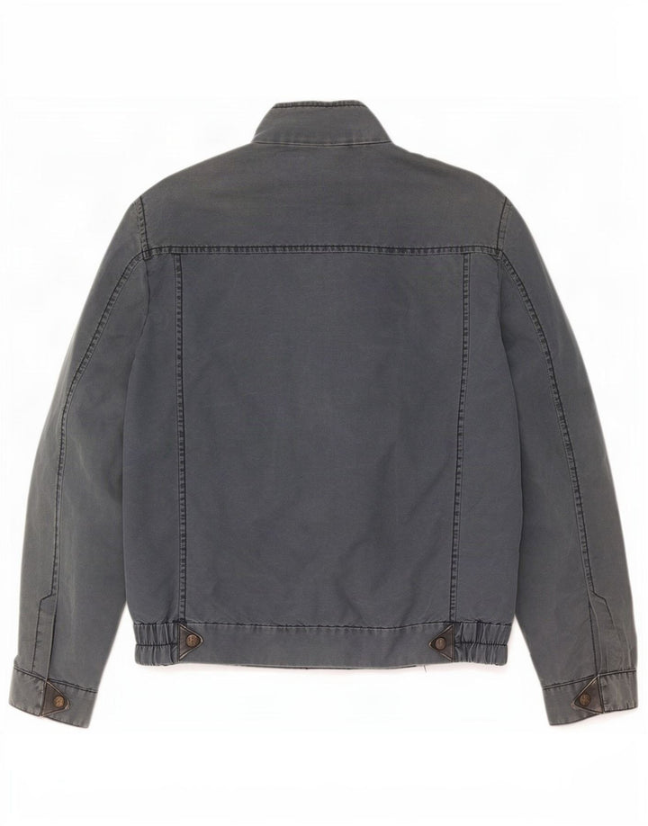 Jaqueta utilitária masculina Hogan UK 38 azul marinho médio