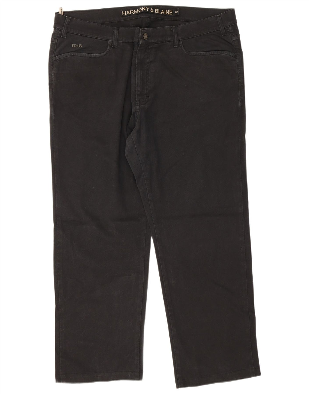 Calça jeans masculina Harmont & Blaine W42 L27 algodão preto