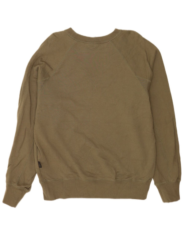 Moletom gráfico masculino Nike Jumper grande algodão cáqui