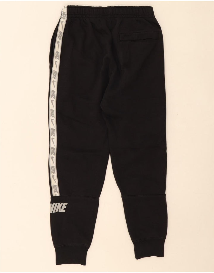 Calça de treino masculina Nike Graphic Standard Fit Joggers XS de algodão preto