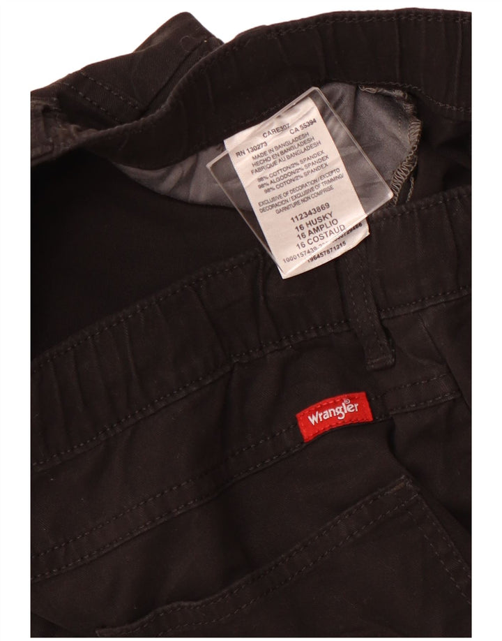 WRANGLER Meninos Joggers Cargo Calças 15-16 Anos W32 L27 Algodão Preto