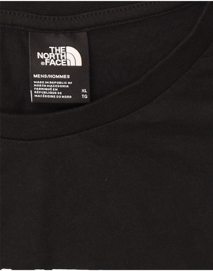 Camiseta gráfica masculina The North Face XL preta