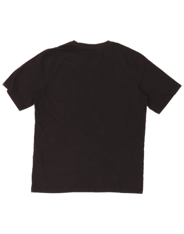 Camiseta masculina Jack & Jones Top médio algodão preto