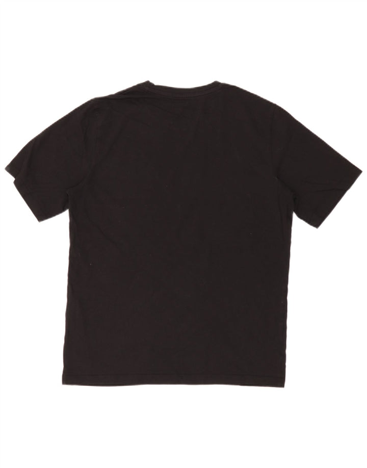 Camiseta masculina Jack & Jones Top médio algodão preto