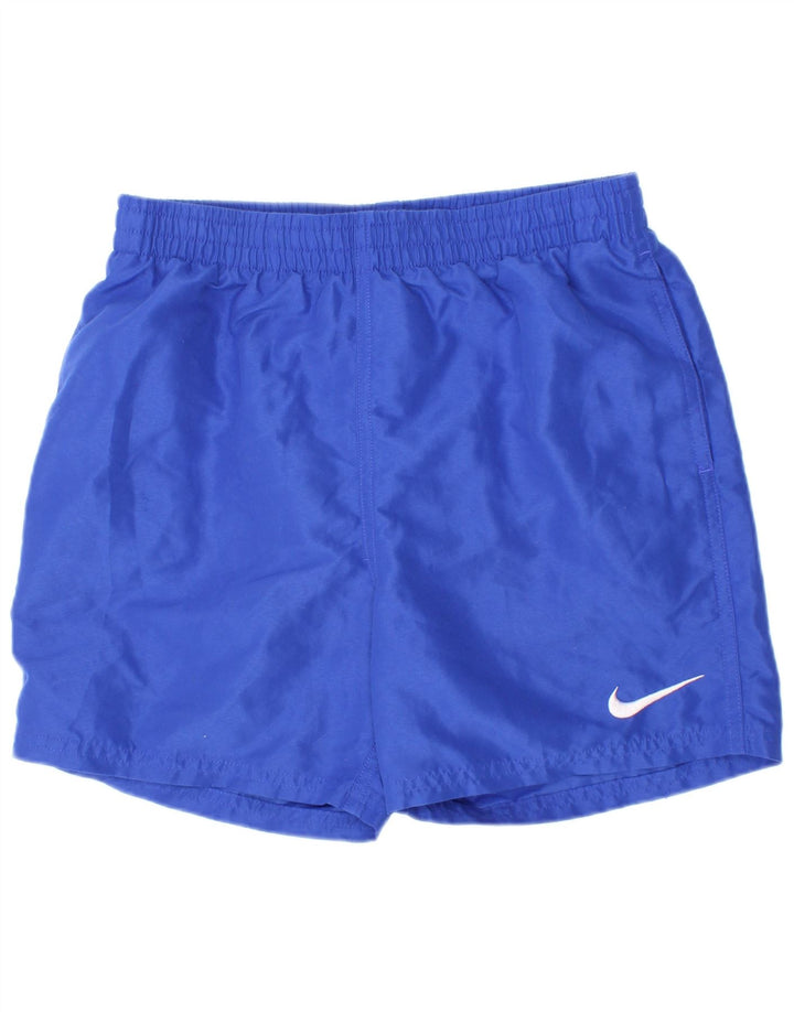 Shorts esportivos Nike Boys 12-13 anos grande azul poliéster