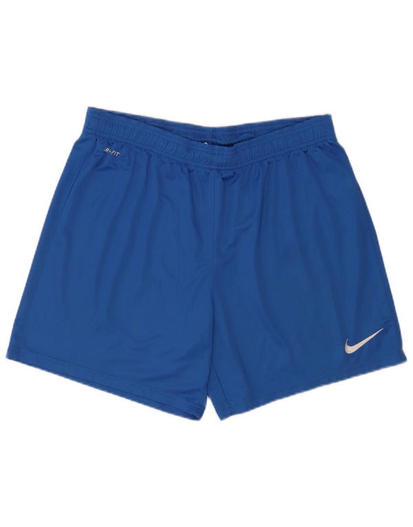 Shorts esportivos masculinos Nike Graphic Regular Fit grandes azuis de poliéster esportivos
