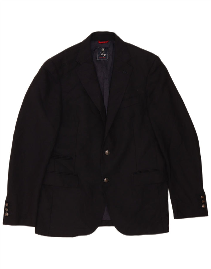 Jaqueta Blazer Fay Masculina com 2 Botões IT 52 XL Azul Marinho