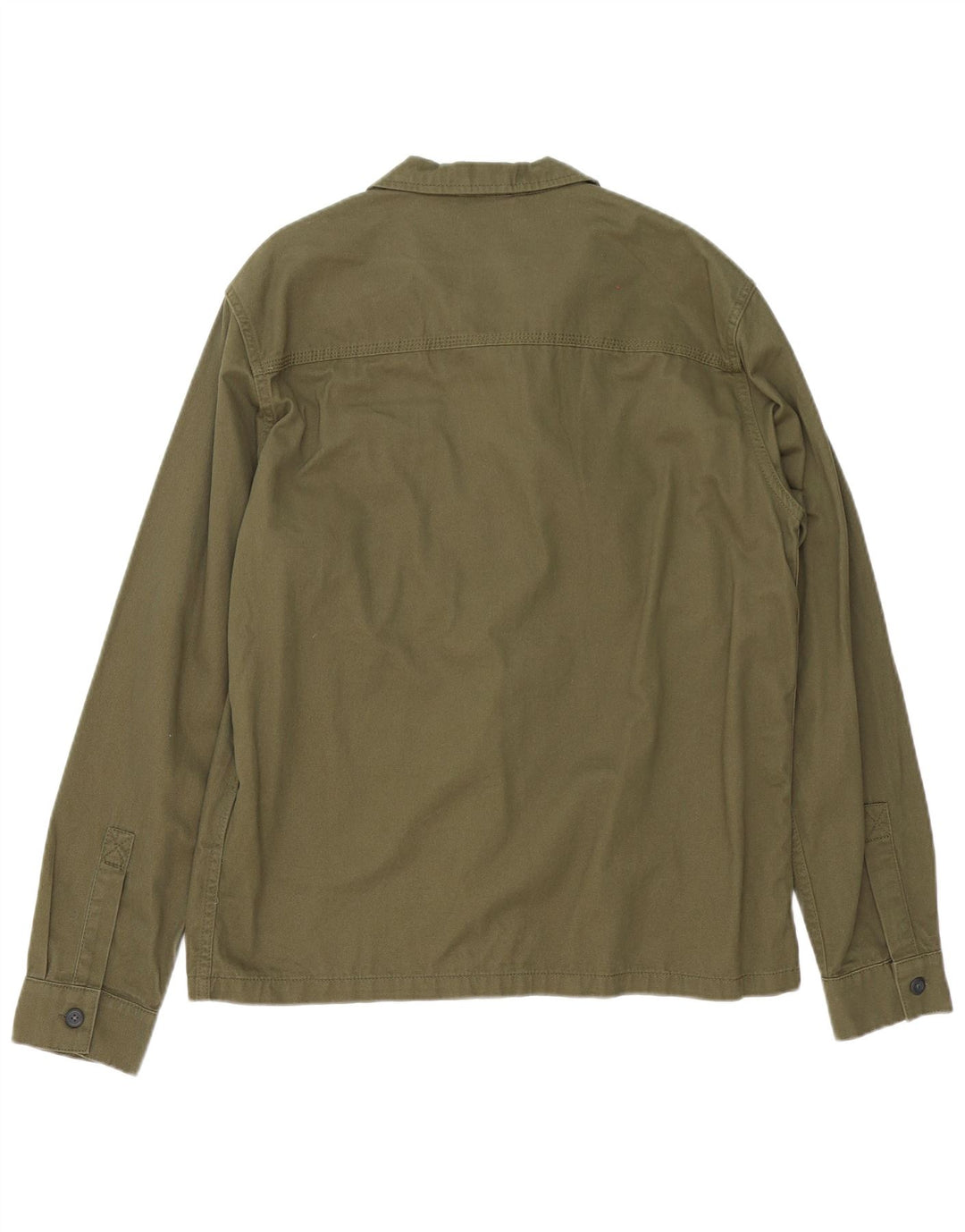 Camisa masculina Jack & Jones grande algodão cáqui