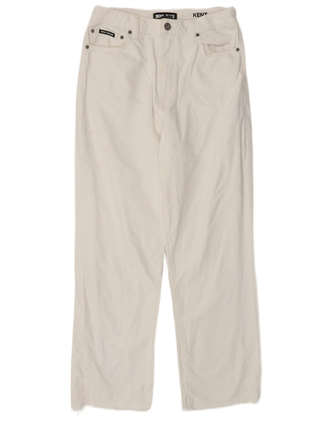 DKNY Masculino Kent Straight Jeans W29 L29 Algodão Branco
