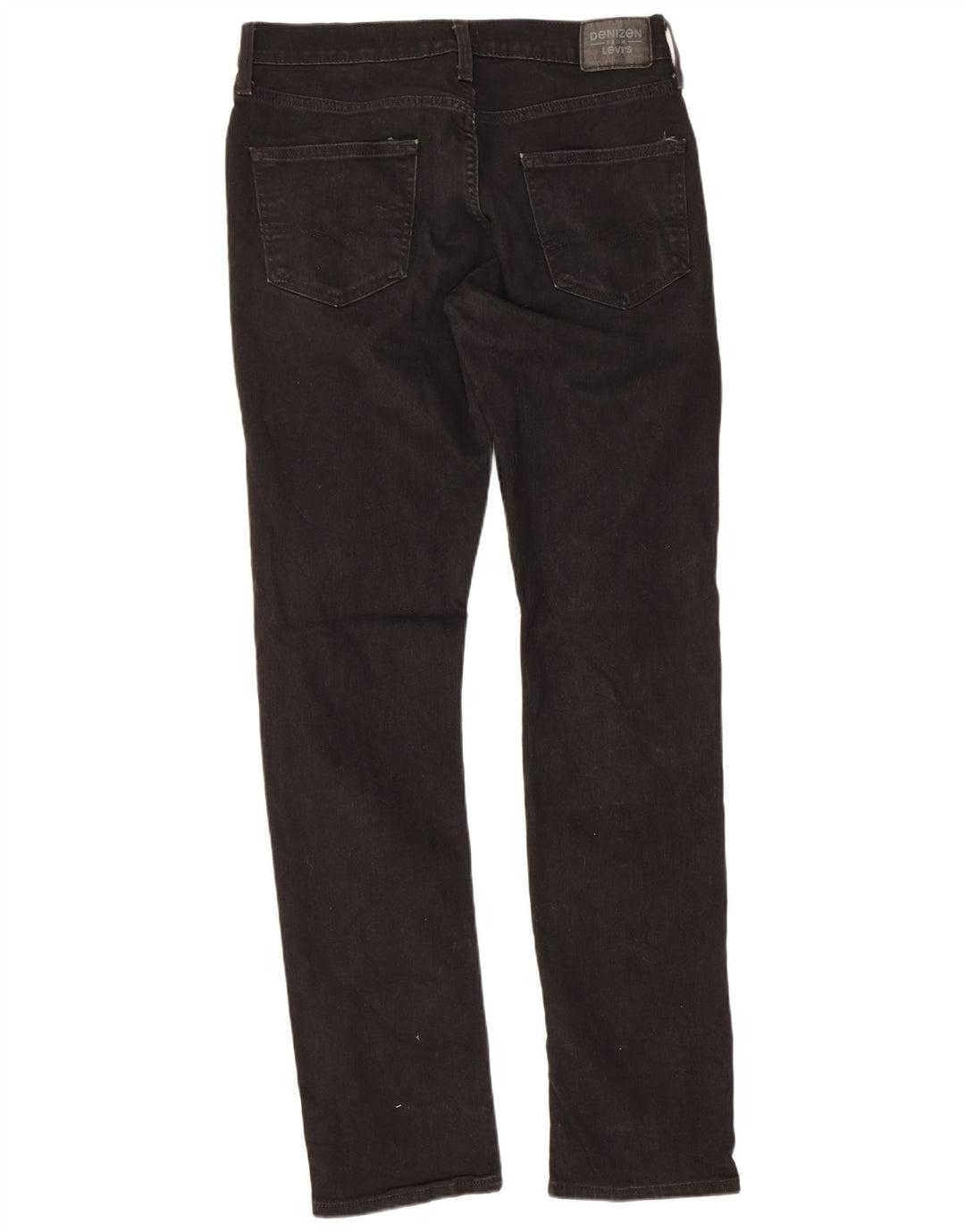 Levi's Mens Denizen Slim Jeans W33 L32 Algodão Preto