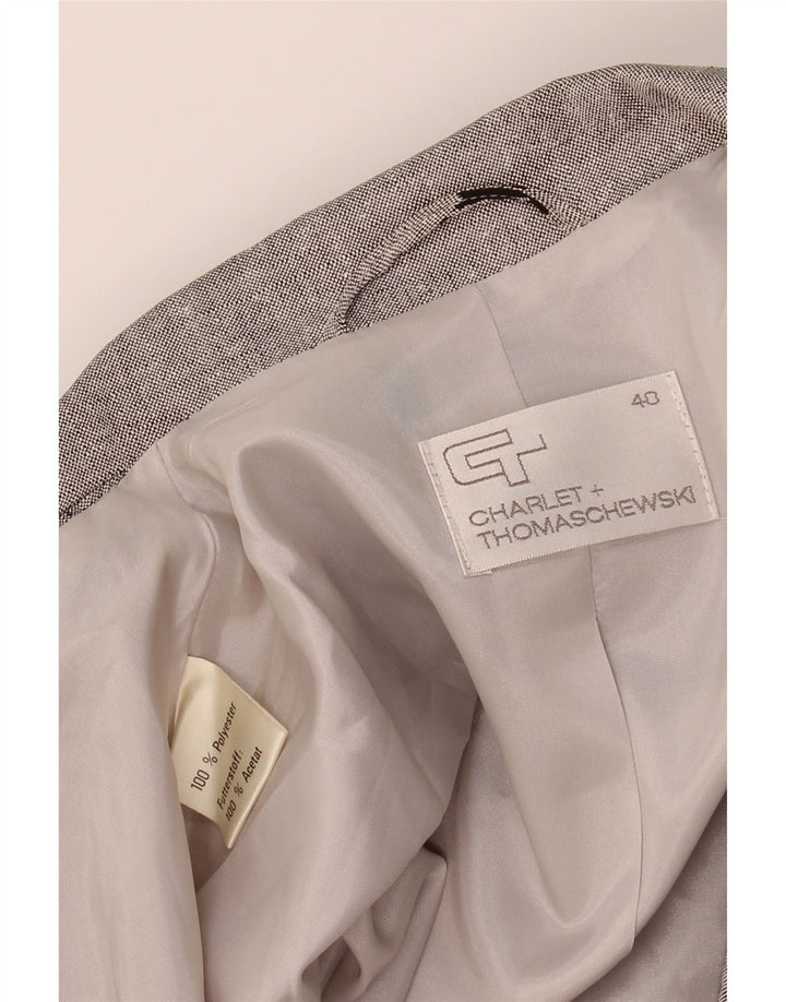 Jaqueta blazer Longline feminina CHARLET+THOMASCHEWSKI EU 40 cinza médio