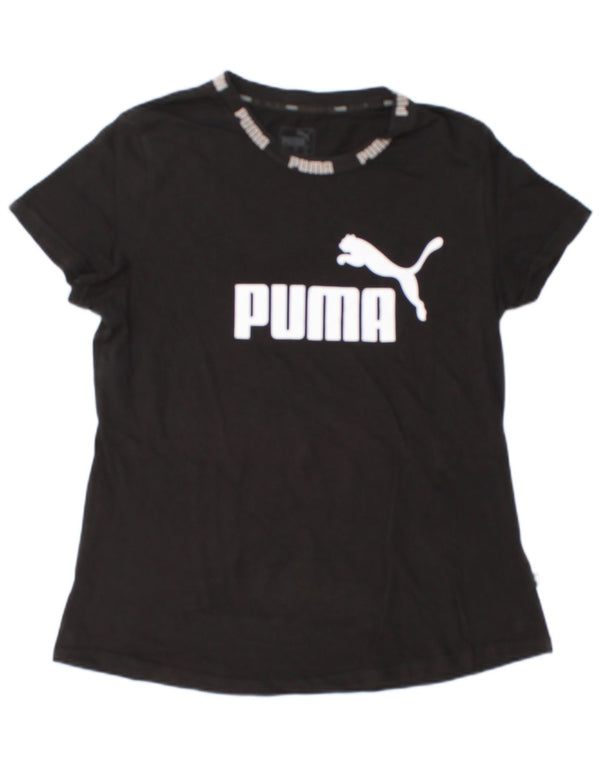 Puma Camiseta Feminina Graphic Top UK 18 XL Preto