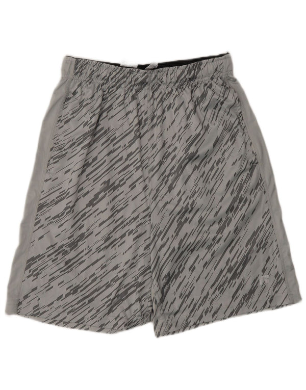 Russell Athletic Mens Sport Shorts Small Grey Flecked Poliéster