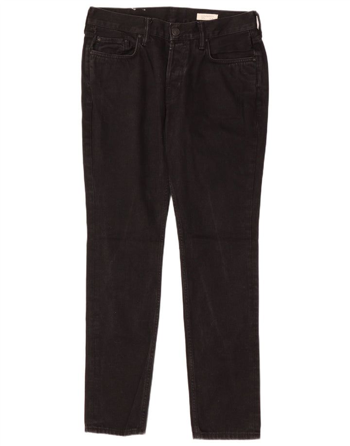 Calça jeans skinny masculina ALL SAINTS W32 L31 algodão preto