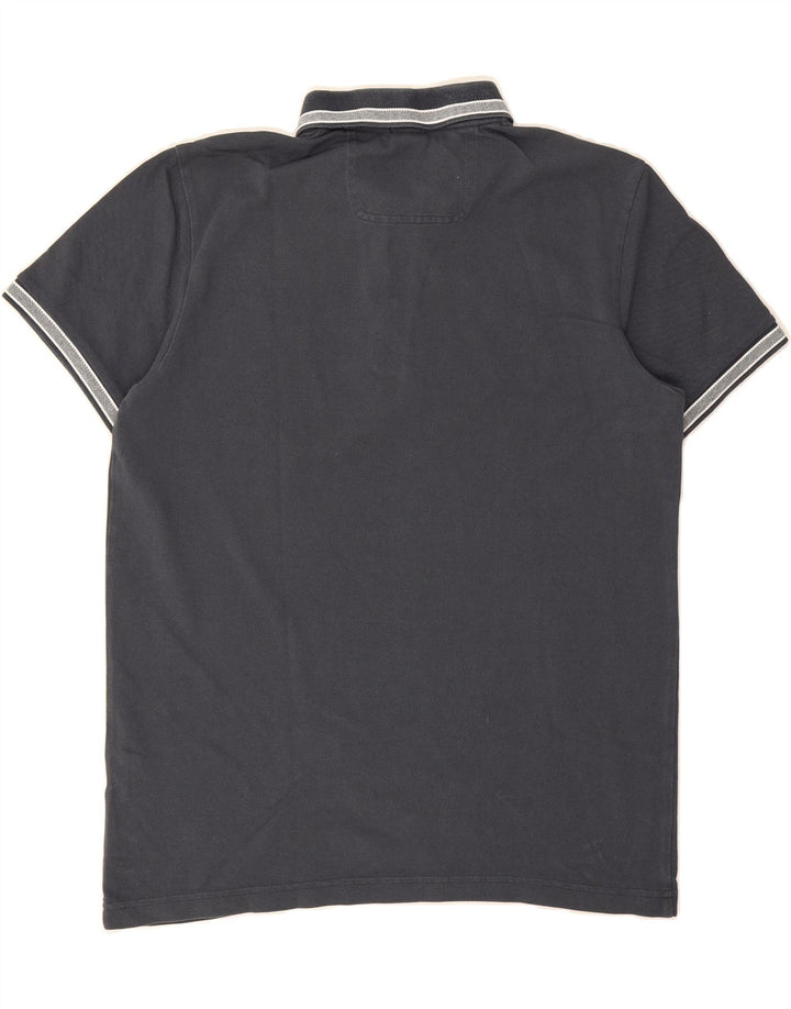 HUGO BOSS Mens Polo Shirt XL Grey Cotton Vintage Hugo Boss and Second-Hand Hugo Boss from Messina Hembry 