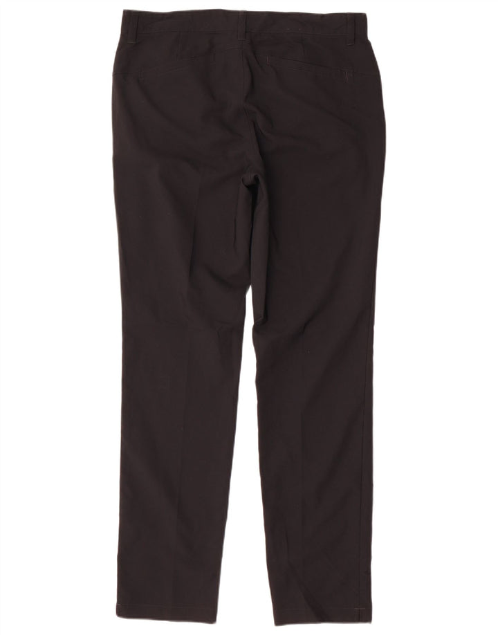 Adidas Mens Slim Chino Calças W32 L32 Poliéster Preto