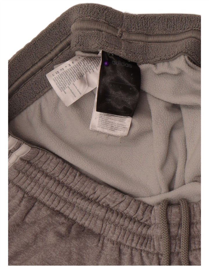 Adidas Mens Climawarm Calças de treino Joggers Cinza Médio Poliéster