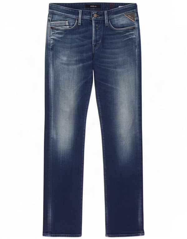 Replay Mens Waitom Slim Jeans W31 L31 Azul