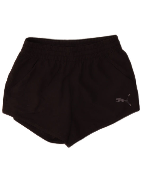 Shorts esportivos Puma meninos 15-16 anos preto poliéster