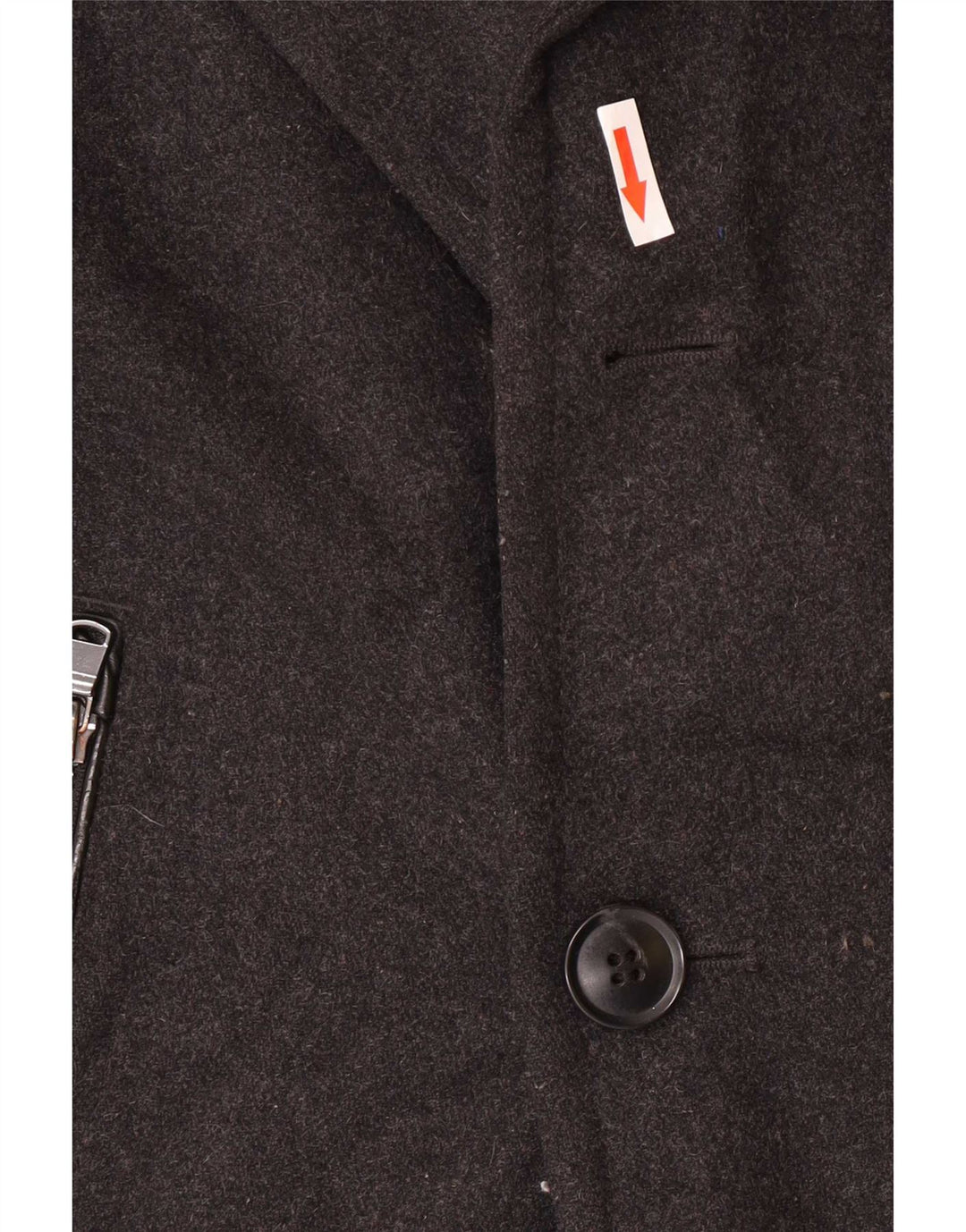 Casaco Michael Kors Masculino Pea UK 40 Grande Lã Cinza Clássico