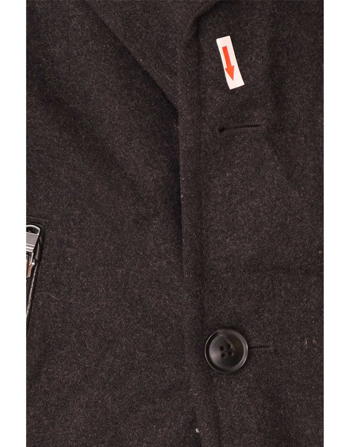 Casaco Michael Kors Masculino Pea UK 40 Grande Lã Cinza Clássico