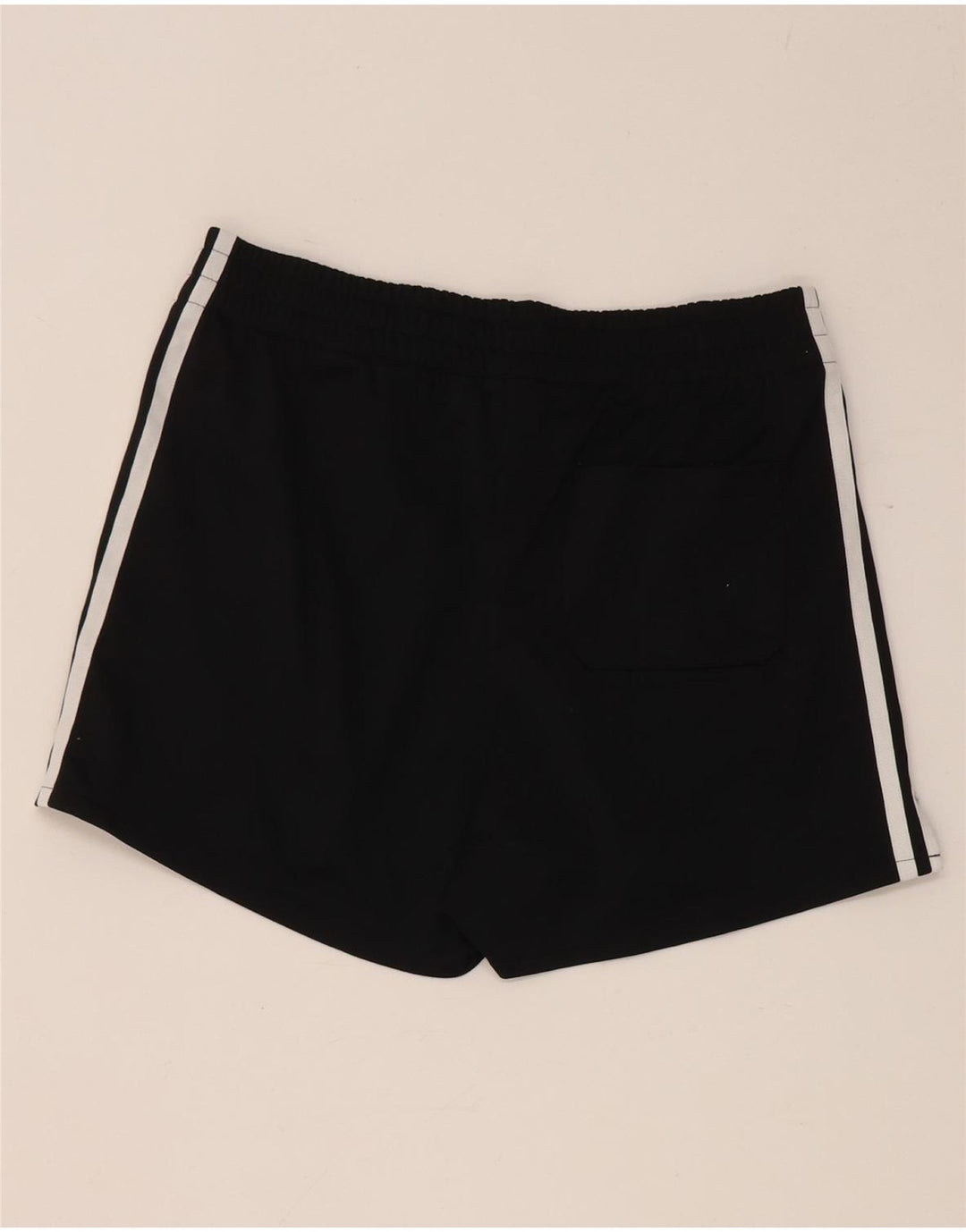Shorts esportivos femininos Adidas UK 10 pequeno poliéster preto
