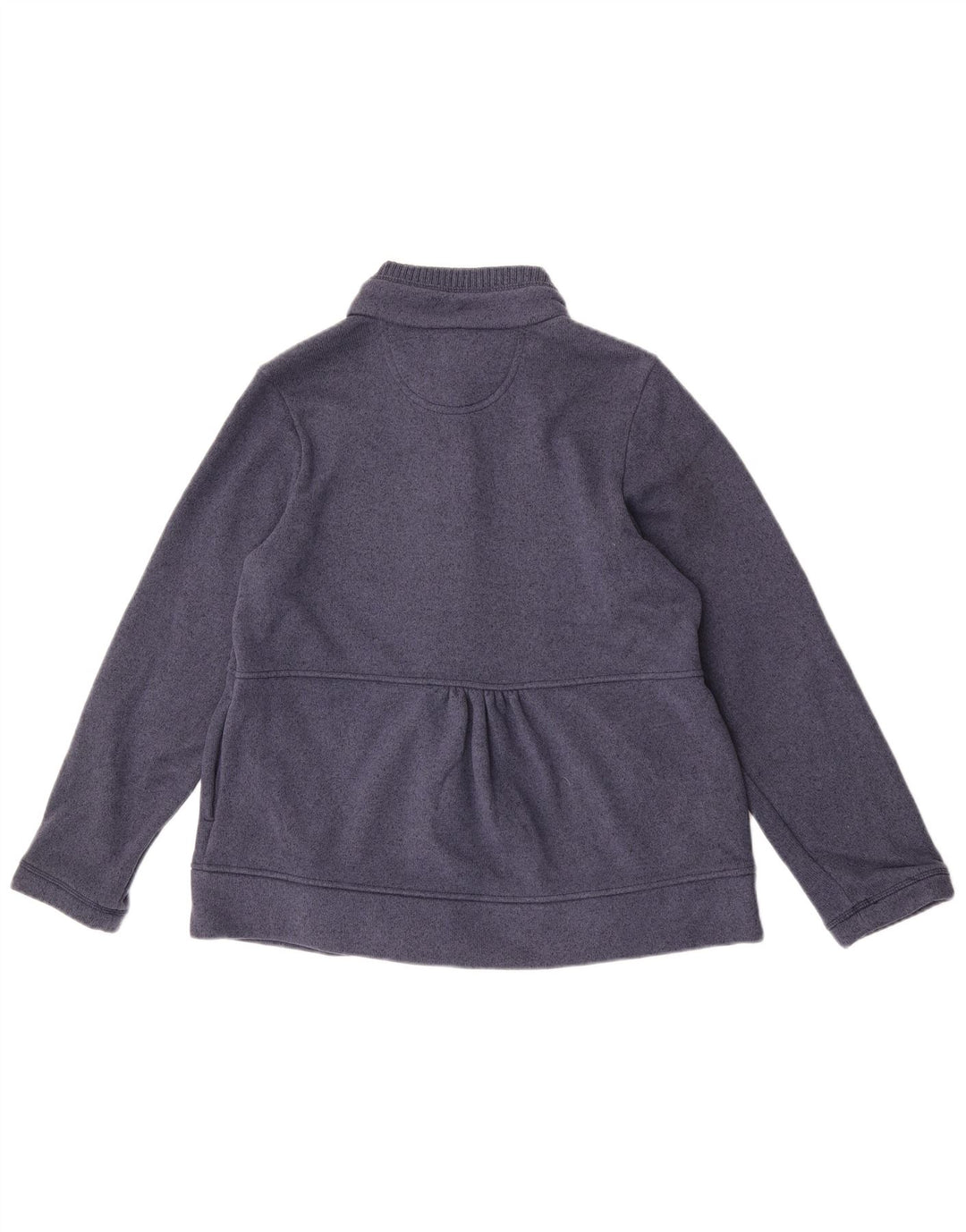 Suéter cardigã feminino Marks & Spencer UK 12 poliéster azul marinho médio