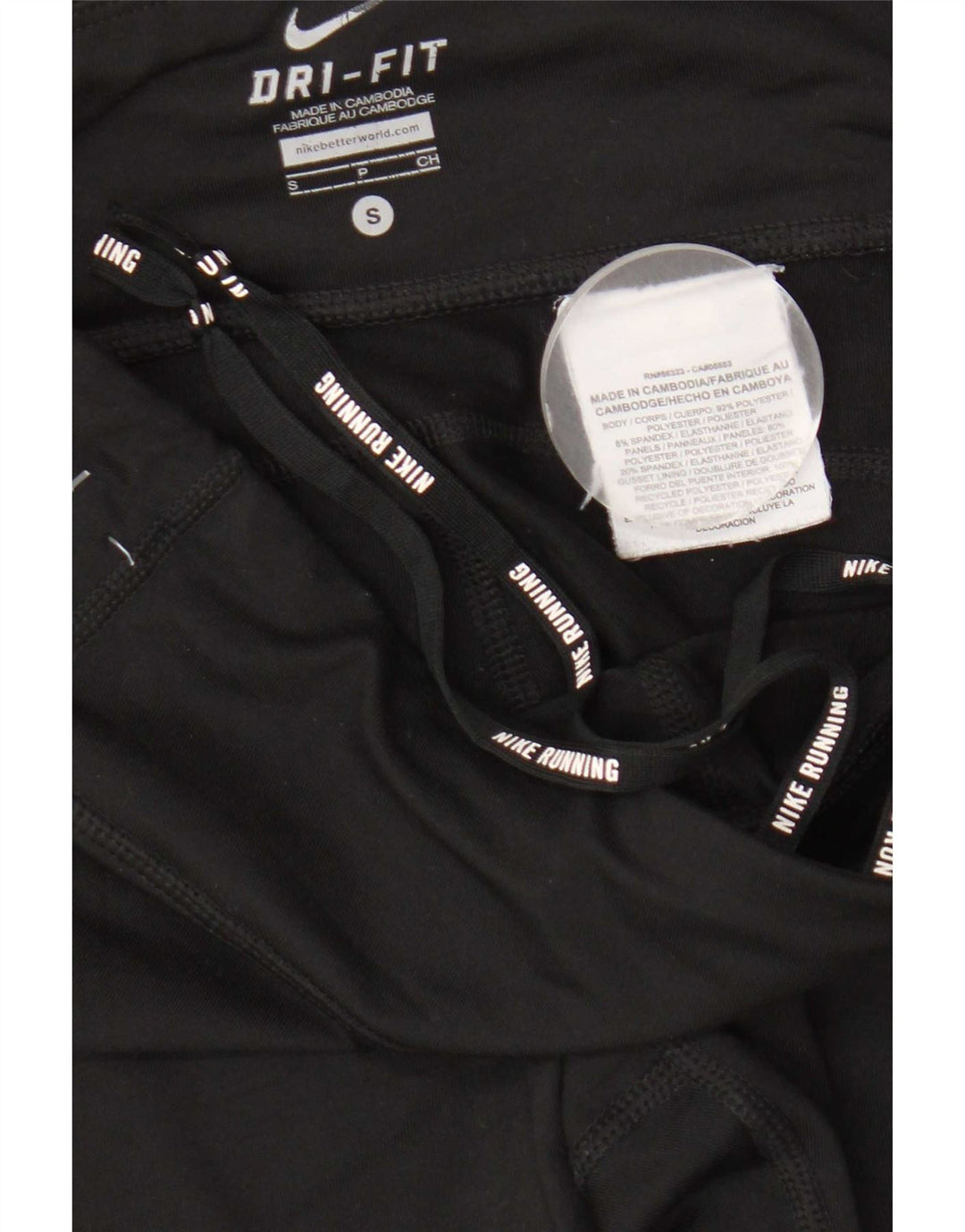 Leggings Nike Dri Fit UK 10 Pequeno Poliéster Preto