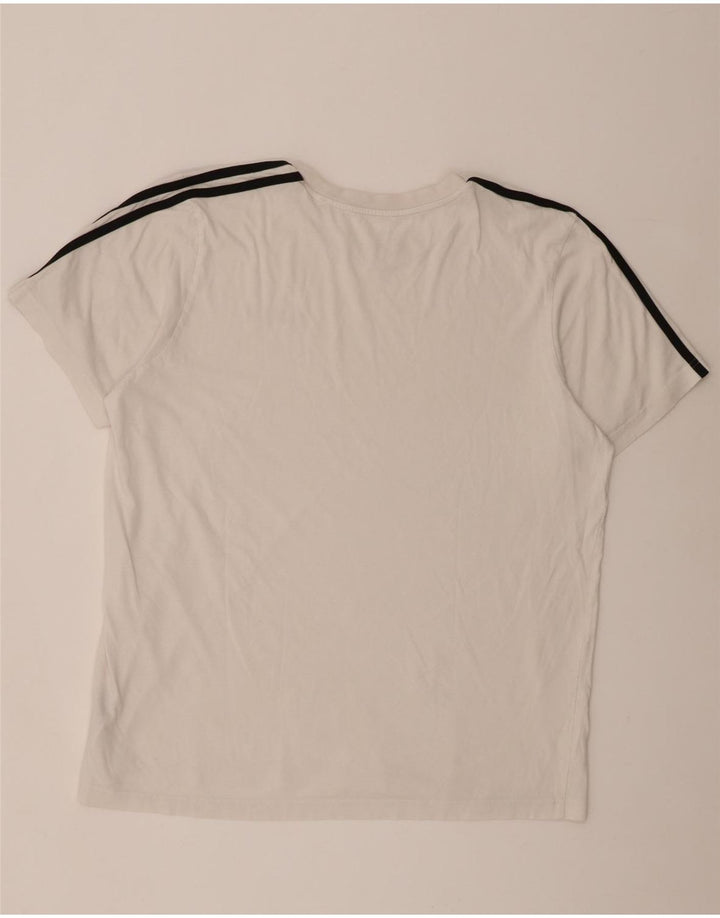Camiseta masculina Adidas Top XL algodão branco