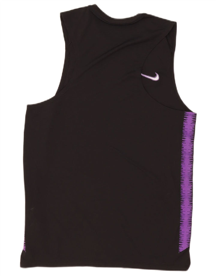 Nike Mens Tottenham Hotspur Vest Top Grande Preto Colourblock Poliéster