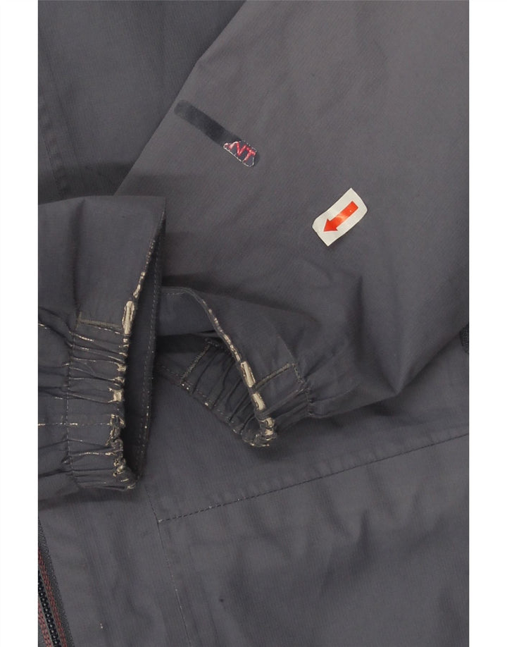 Jaqueta de chuva com capuz feminina The North Face UK 6 XS poliéster cinza