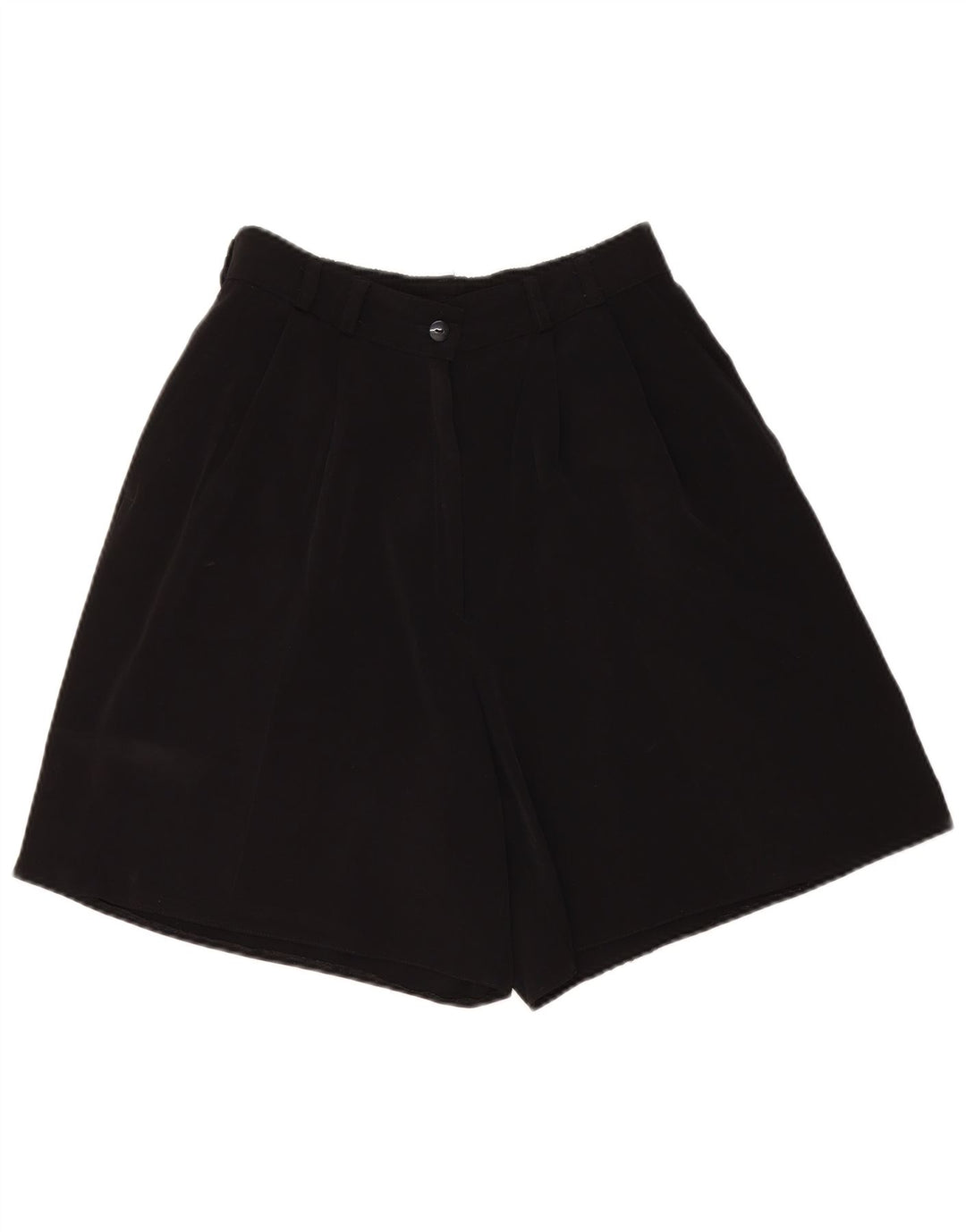 Shorts Chino Feminino VINTAGE Pegged W28 Médio Preto