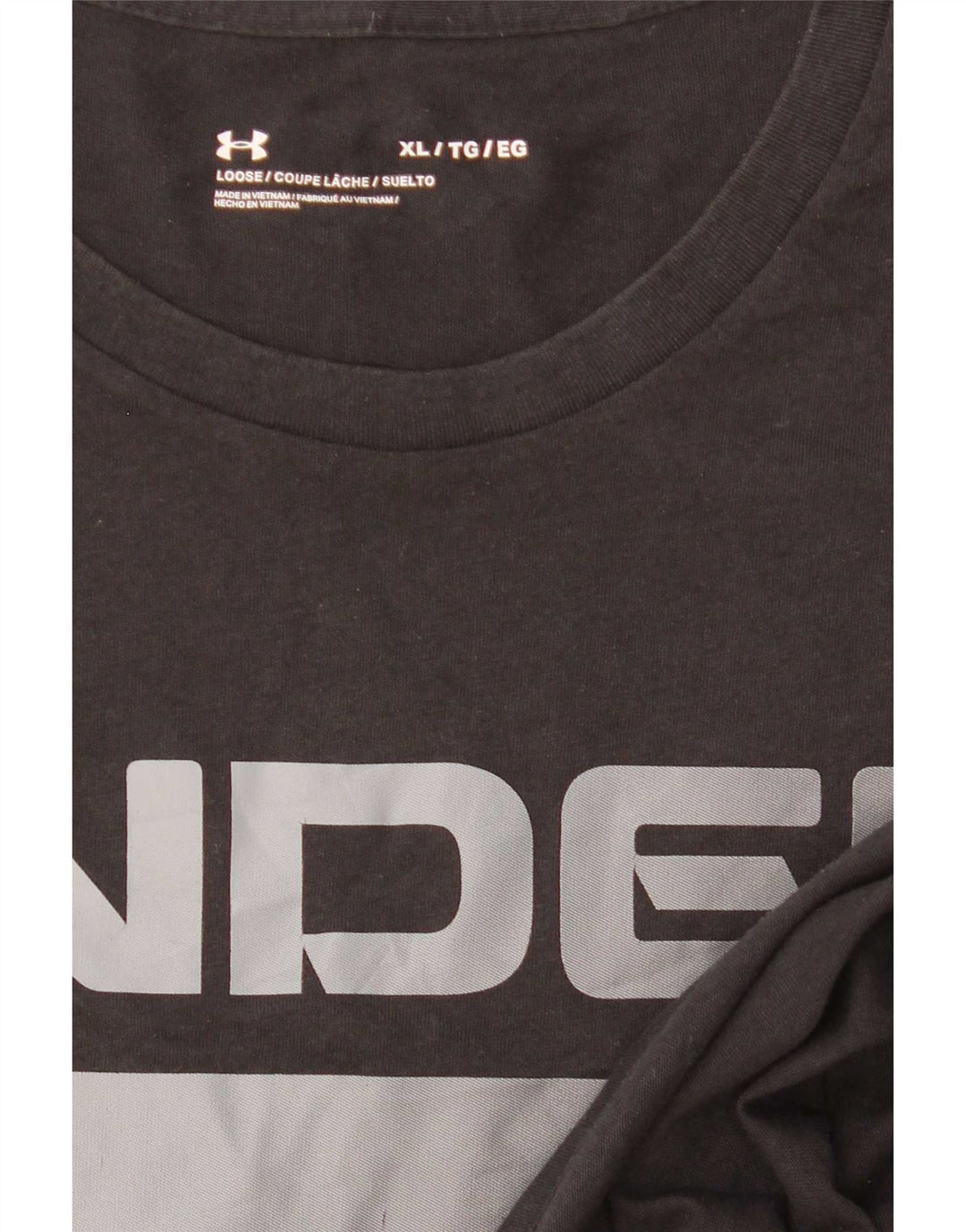 Camiseta gráfica masculina Under Armour Top XL preto
