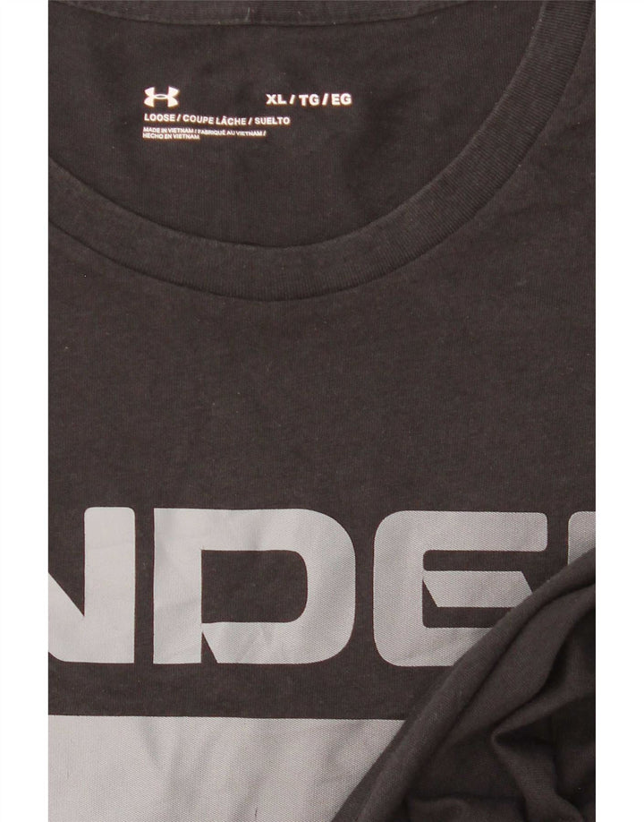 Camiseta gráfica masculina Under Armour Top XL preto