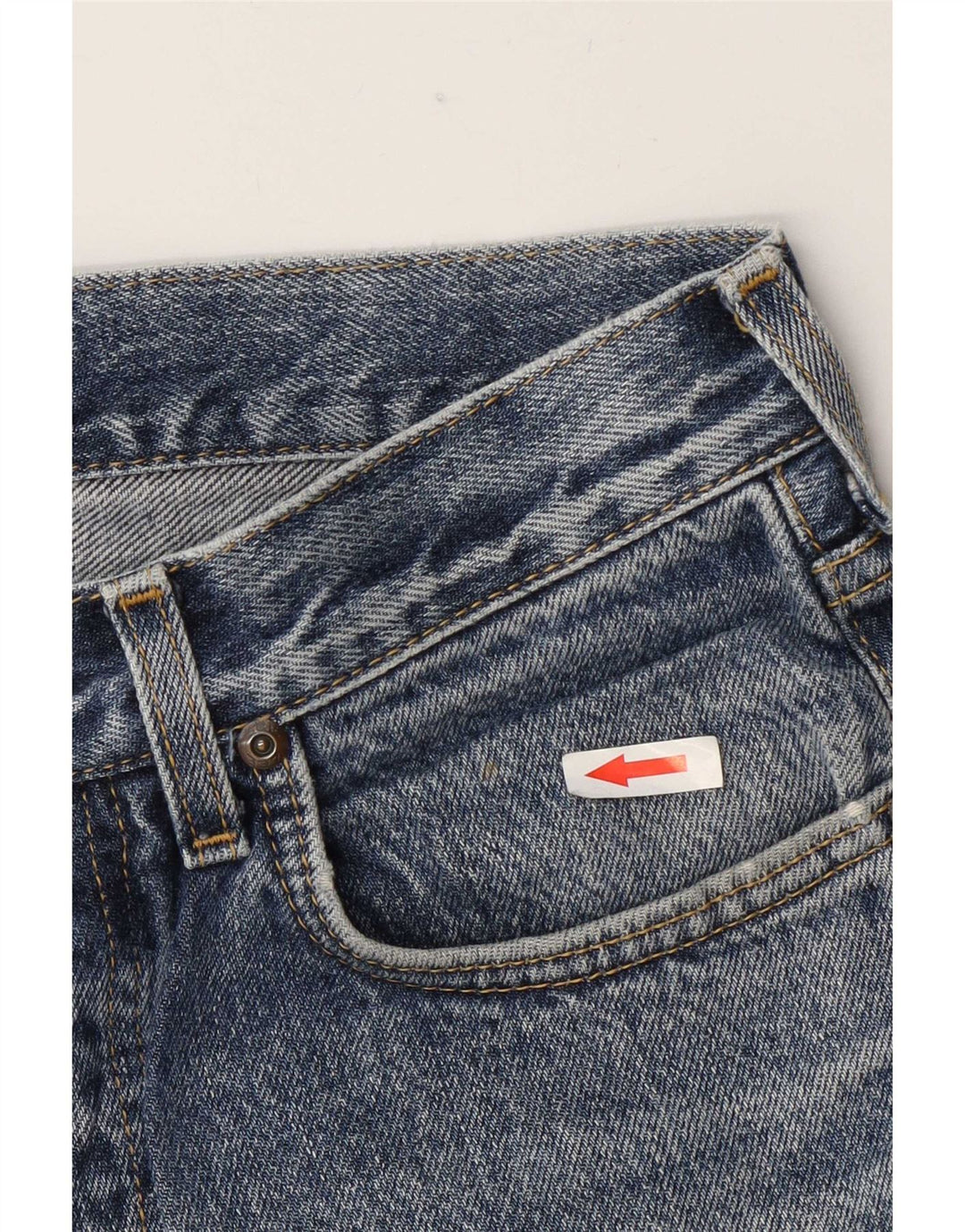 Lee Mens Straight Jeans W29 L32 Azul Algodão
