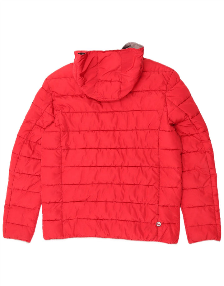 Colmar Meninos Casaco Acolchoado Com Capuz 15-16 Anos 2XL Poliéster Vermelho