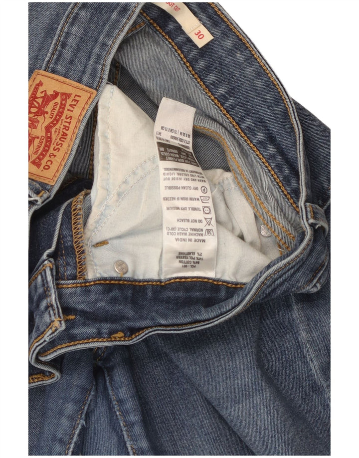 Calça jeans feminina Levi's 715 Bootcut W30 L30 azul algodão