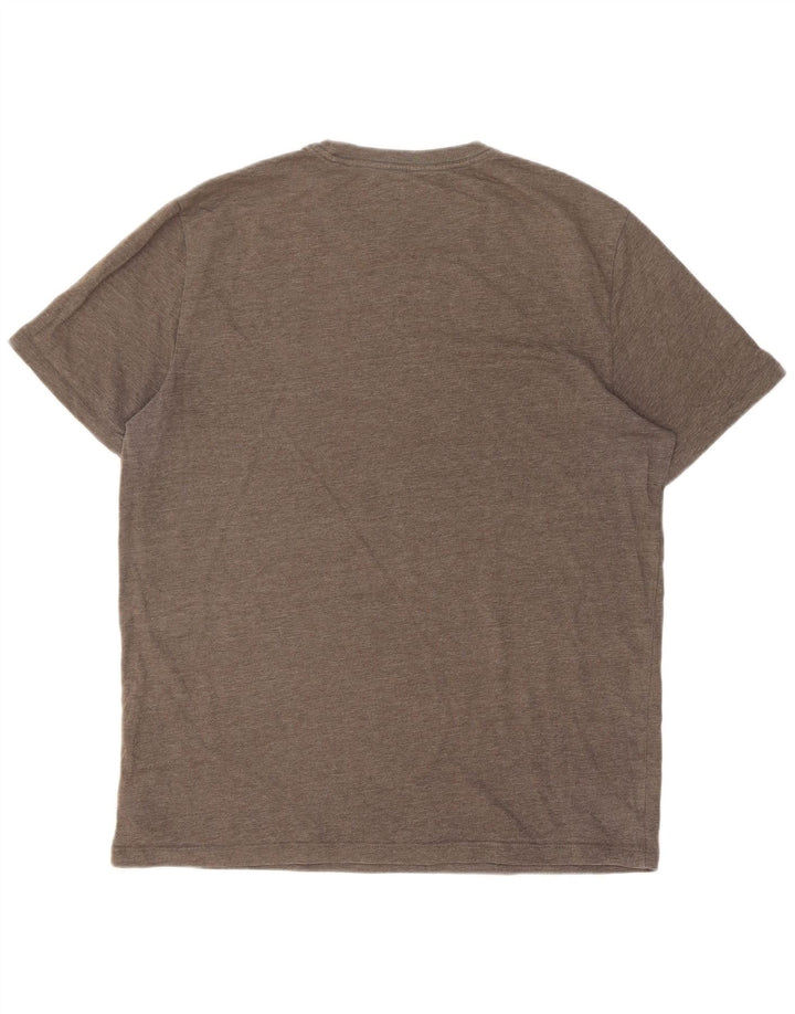 Camiseta masculina gráfica Gap grande algodão cinza