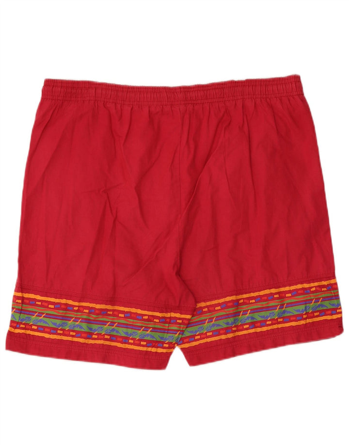 Shorts esportivos masculinos Puma grande algodão geométrico vermelho