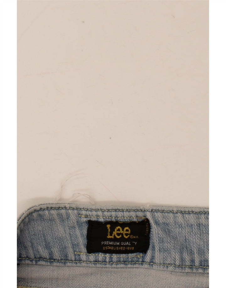 Shorts jeans feminino Lee W32 grande azul