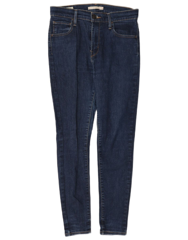 Calça jeans feminina Levi's 720 High Rise Super Skinny W28 L28 azul algodão