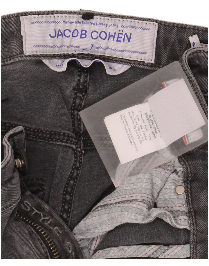 Jacob Cohen Mens Slim Jeans W31 L34 Algodão Cinza