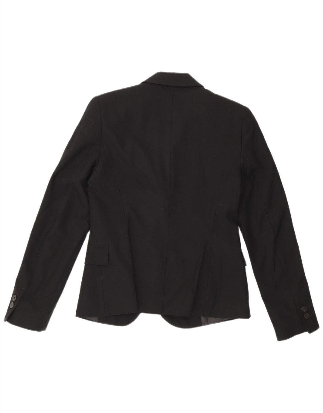 Jaqueta blazer feminina Zara com 1 botão EU 36 XS preto poliéster