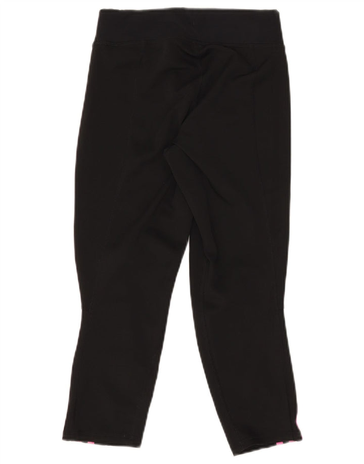 ADIDAS Womens Capri Leggings UK 4/6 XS Preto Poliéster