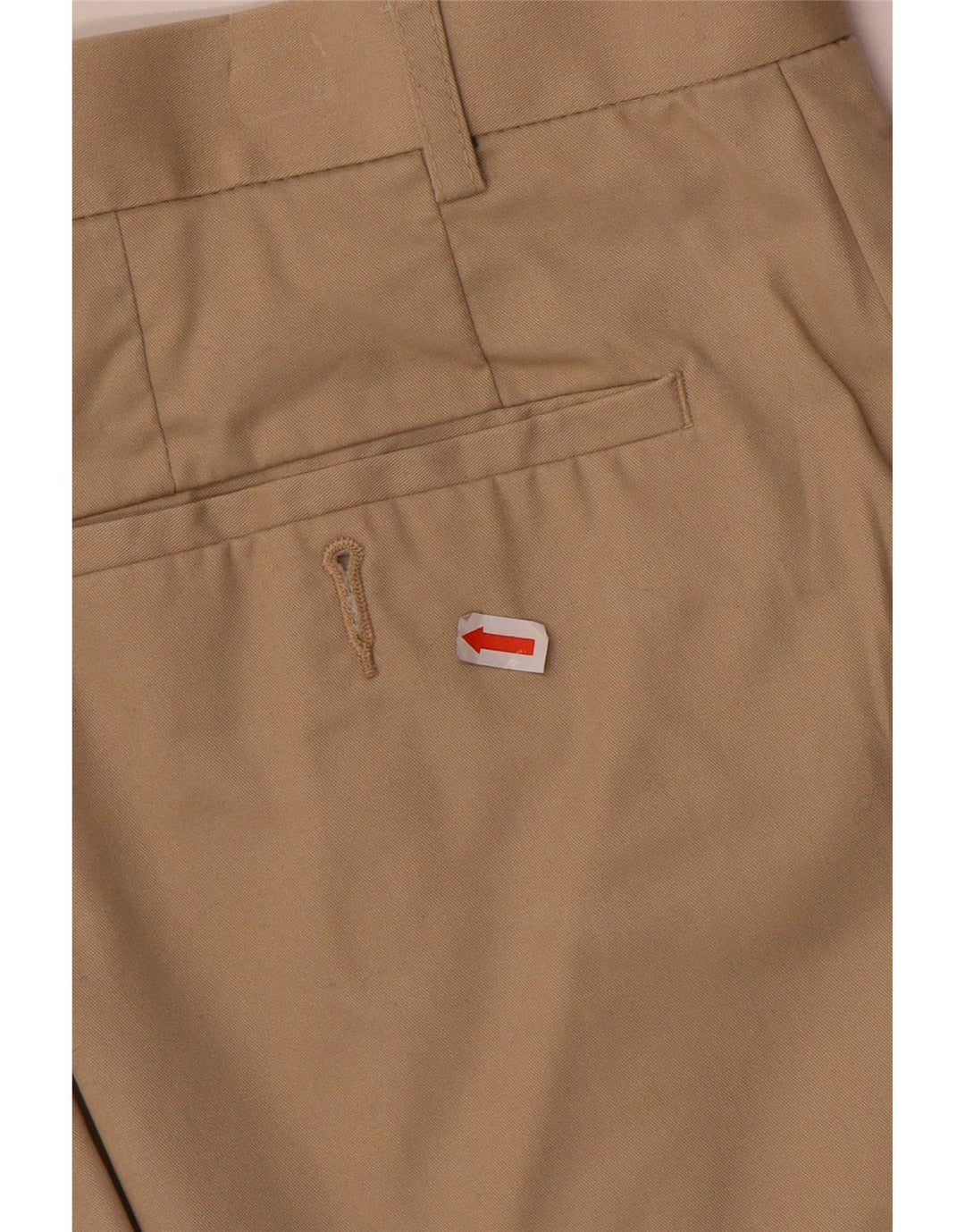 Calça masculina Marks & Spencer com pegged terno W36 L29 bege