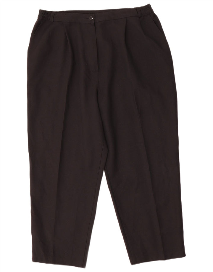 Calças cortadas femininas Marks & Spencer W36 L25 pretas