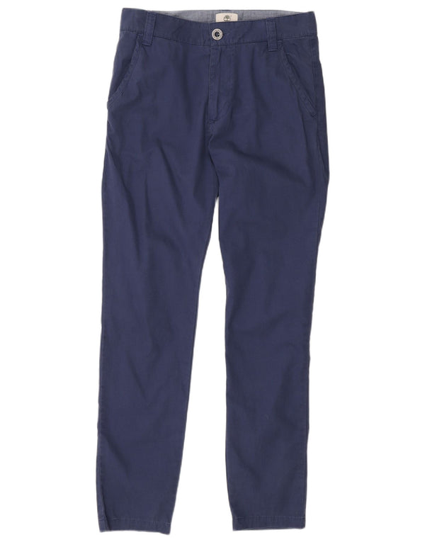 Calças Chino Slim Menino TIMBERLAND 13-14 Anos Pequeno W28 L28 Azul Marinho